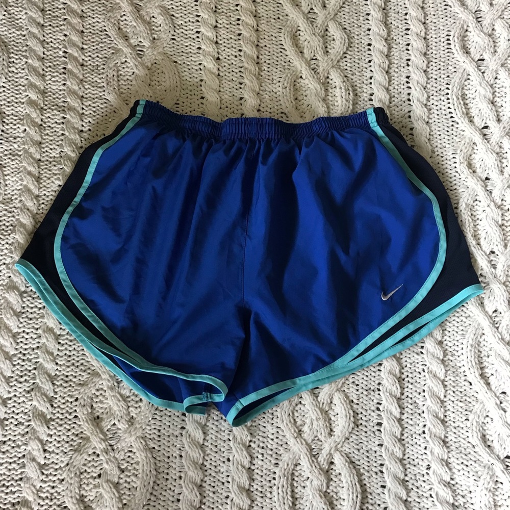 Nike running shorts.